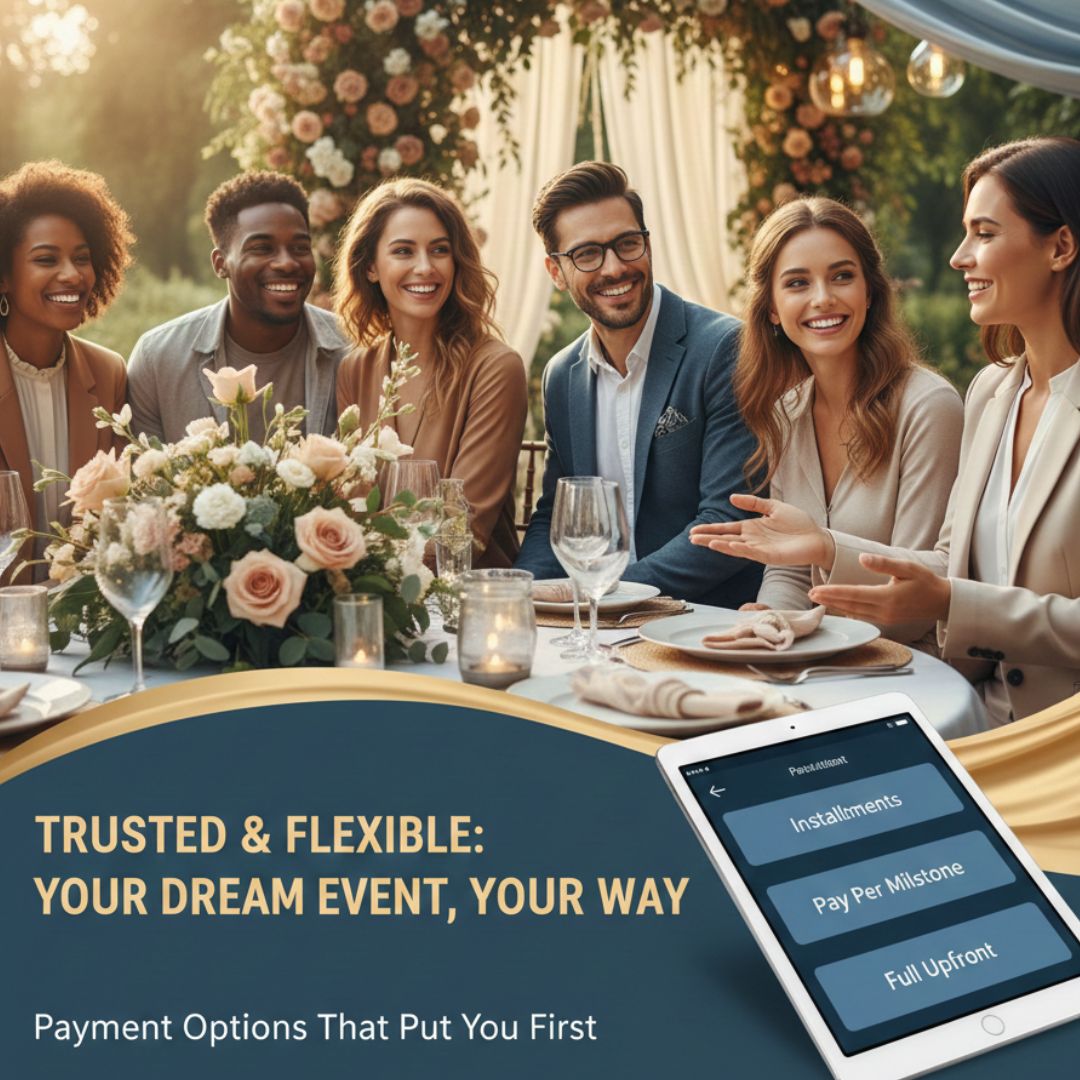 How Flexible Payment Options Make Event Decor Services More Trustworthy?